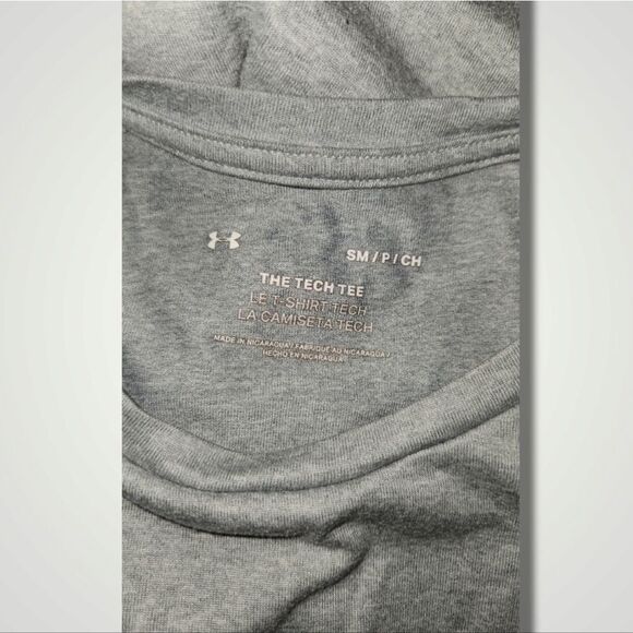 Under Armour Men's The Tech Tee LogoAthletic Fitness Workout Shirt Small - Picture 5 of 5